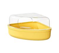 Genérico Clear Hamster Sand Box, Leakproof Transparent Bathing Tub, Gerbil Digging Container for Cage, Large Sand Bath Basin, Small Animal Grooming Station