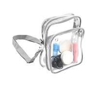 Genérico Clear Handbag - PVC 8.58 Inches, Shoulder Transparent Pouch, Concert Purse | Adjustable Strap Tote Bag, Security Check Friendly Carrier For Travel Beach Festival School Gym Sports