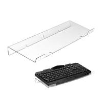 Genérico Clear Keyboard Stand, Acrylic Keyboard Stand for Typing Desks, | Computer KeyboardHolder | Ergonomic AcrylicKeyboard Tray Holder for Desk, Home, School
