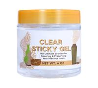 Genérico Clear Museum Gel - Shock Absorbing Adhesive, Transparent Mounting Solution | Secure Display Aid for Antique Wood Glass Cases, Sculpture Bases, Artifact Support, Jewelry Counter Stabilization