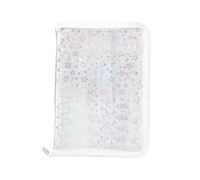 GENERICO Clear Paper Binder Reutilizable, Libro De Almacenamiento De Pegatinas Reutilizable | Álbum De Pegatinas Con Cremallera Para Periódicos De Pequeños Para Estudiantes Recibido Project Manager