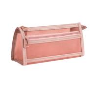 Genérico Clear Pencil Pouch | Large Capacity Zipper Portable Clear Mesh