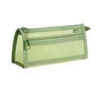 Genérico Clear Pencil Pouch | Large Capacity Zipper Portable Clear Mesh