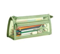 Genérico Clear Pencil Pouch, Large Capacity Zipper Portable Stationery Bag