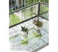 Genérico Clear PVC Balcony Mesh Screen, Protective Window Guard, Anti-Theft Barrier, Fall Prevention and Rainproof Shield(80x300cm)
