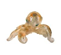 Genérico Clear Resin Octopus Figurine For Aquarium Or Shelf | Transparent, Size A 7.5x4.5cm Or B 9x4cm | Unique Marine Life Home Decor Statue | 80g To 100g Collectible Craft