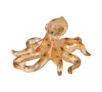 Genérico Clear Resin Octopus Figurine For Aquarium Or Shelf | Transparent, Size A 7.5x4.5cm Or B 9x4cm | Unique Marine Life Home Decor Statue | 80g To 100g Collectible Craft