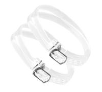 Genérico Clear Shoe Straps For Heels, Transparent Invisible Ankle Straps With Adjustable Buckle, Anti-Slip Elastic Shoelace For Loose High Heels, Replacement Shoe Bands F́or Pointed Toe Pumps Mules