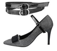 Genérico Clear Shoe Straps, High Heel Anti-Slip Straps, Shoe Extender | Transparent Flexible Design Adds Extra Support Around The Foot, Helps Reduce Shoe Slipping, Ideal For High Heels, Dress Shoes