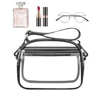 Genérico Clear Stadium Bag - Waterproof Sling Pack Transparent PVC Design