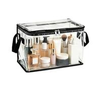 Genérico Clear Storage Bags - Clothes Storage Bag with Zipper Clear Waterproof Bins | Foldable Book Container Boxes | for Home Travel Under Bed Office Garage Laundry Student Men Women