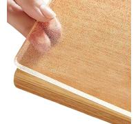 Genérico Clear Table Cover Protector - Frosted Square Guard | Waterproof Shield, Transparent Dining Furniture Protection Mat, Commercial Grade Desk Countertop Defense Layer System with Dining