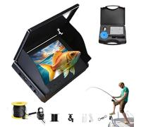 Genérico Clearhook Fishing Camera, Clearhook 5″ Portable Underwater Fishing Camera - 220° Wide-Angle IR Night Vision, 10000mAh Battery and 100ft Cable for Ice/Lake/Boat/Kayak Fishings (5.0 in)