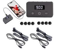 Genérico Clicker Automático: Negro, Recargable, Batería De 200 MAh, Velocidad Ajustable, 50 Clics por Segundo, 5 Cabezales De, Duración De La Batería De 7 Horas, 133 Niveles De Velocidad | Pruebas De