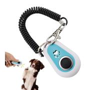 Genérico Clicker para Perros | Clicker De Doble Color para Perros con Diseño Ovalado | Apoyo Conductual Animal con Correa De Muñeca Y Diseño Ovalado para Razas Pequeñas, Medianas Y Grandes