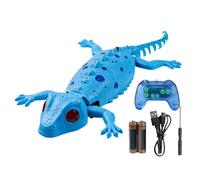 Genérico Climbing Gecko - ABS, 14.57x6.5x1.97in Robot Gecko Remote Control Toy | Light-Up Wall Crawling Prank Toy, Interactive Electric Geckos for Kids, Indoor Play, Family Fun, Party Entertainment