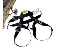 Genérico Climbing Harness - Rappelling Equip Outdoor Training Climbing Half Body Belt | Fire Rescuing Waist Strap, Thick Comfortable Harness for Construction