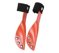 Genérico Climbing Spike Tip Covers | PU Leather, Black, Universal Fit | 2 Pack, Anti Puncture, Secure Grip | Point Protector For Tree Climbing Gear, Hook Spikes, Pole Çlimbing Equipment