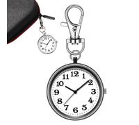 Genérico Clip - Carabiner Watch | Badge Watch | Nurse Watch Clip on | Fob Watch | Key Buckle Clip-On Backpack Watch | Watch Pendant | Stylish Exquisite Clip Watch Bag Charm for Holidays Friends