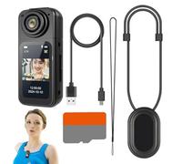 Generico Clip De Cámara Corporal Encendido - ROTACIÓN DE LA CAMERA 360 | Mini Cámara Fácil De Usar Para Lección, Viajes, Caminar Para Mascotas | CAM BODY Con Clip Giratorio De 360 ° E