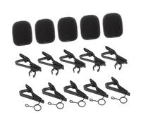 Genérico Clip De Esponja Micrófono Parabrisas Cubre Clips De Corbata Micrófono De Solapa Clip De Solapa Clips De Cable Esponja Para Hierro