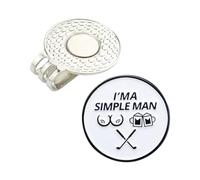 Generico Clip de Gorra de Golf - Joyería magnética de Golf para Sombreros | Decoración de marcador de bola para competición de jardín Deportes de torneo de Driving Range Interior al aire libre