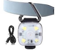 Generico Clip de seguridad para perros, impermeable LED Use, Three Mode USB Rechargeable Visibility With Clip Design, Compact Size Small Color Surted, Running Camping Walking Outdoor Activities Dog