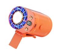 Genérico Clip Fan,Mini Rechargeable Quiet Cooling - Battery Operated Portable Fan | for Bedroom Office School Desk Travel Camping Outdoor Cruise Beach Pool Road Trip