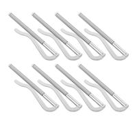 Genérico Clip Metálico para Billetes Resorte 80Mm 8 Unidades Clip de Fijación para Billeteras Plegables y Tarjeteros Accesorio Metálico Resistente para DIY Billeteras y Tarjeteros