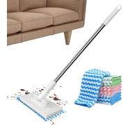 Genérico Clip Mop - Retractable No-Wash Automatic Reusable | Zero Waste Cleaning Lazy,for Home Office Apartment Bedroom Kitchen Tiles Glass Wood Baseboard