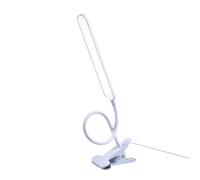 Genérico Clip On Desk Lamp - Portable Desk Light, Adjustable Night Lamp for Students Readers, Modern Clamp Light, Bedside Nightlight, Table Nightlight for Night Reading Office Tasks