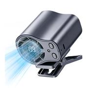 Genérico Clip On Fan - 199 Speed Stepless Scroll Personal Waist Belt Fan, Mini Rechargeable Body Wearable Shirt Underflow CoolingFan, Portable Lightweight Pocket Air Conditioning | For Men