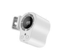 Genérico Clip On Fan - ABS Portable LED Display 1500mAh Battery Operated Cooling Fan | Car Vent Mini Fans Clip Holder | For Truck Vehicle SUV Indoor Outdoor Office Camping Travel Use