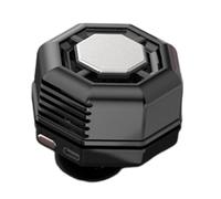 Genérico Clip On Fan for Shirt - Portable Mini Cooling Fan | ABS Housing with Brushless Motor, Rechargeable Battery, Adjustable Clip Design, Lightweight Wearable Fans for Outdoor Travel