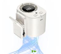 Genérico Clip on Fan - Portable Cooling Fan | Rechargeable Mini Air Circulation Device with Strong Grip Clamp, Adjustable Head, Quiet Motor, USB Powered Personal Cooling Accessory