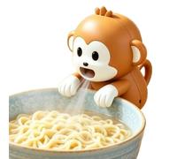 Genérico Clip On Mini Fan - Rechargeable Food Cooling Monkey Blower, Coffee Soup Rice Chilling Fan | Portable Bowl Cup Rim 110g, Cute Kitchen Desktop Meal Temperature Regulator