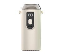 Genérico Clip On Personal Fan - 5 Speed LED Display 360 Degree Rotating Mini Fans With Lanyard | Portable Cooling Fans Vehicle Clip Fan For RV Truck Sedan Travel Camping