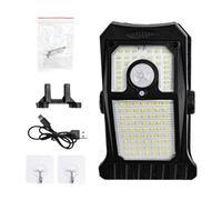 Genérico Clip on Solar Lights, 3 Mode Motion Sensor Bright LED for Automatic Night Lighting, Eco-Friendly Power with Weatherproof Design, Garden, Patio, Deck, Easy Mounting and Indoor Outdoor Use