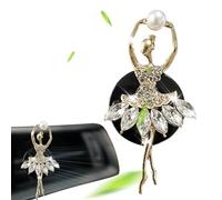 Genérico Clip para ambientador de coche, Clip difusor de ventilación de aire para coche, Clip de ventilación para difusor de coche, diseño de chica bailando, ambientadores de cristal para dormitorio,