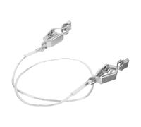 Genérico Clip para Cabezal De Lámina - Accesorio Universal para Cercas | Conector De Línea De Sable Y Lámina De De Competencia, Acero Inoxidable Y PP, Clip Conductor para Cercas Eléctricas