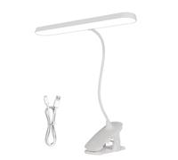 Genérico Clip Reading Light - Room Lighting Supplies | Desk Light with Clamp and Adjustable Brightness Function, LED Clip Lamp with Music Stand Headboard Use, Lighting Accessory for Readers Musicians