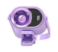 Genérico Clip - Rechargeable Portable Quiet Electric with Digital Display | Small for Home, Bedroom, Office, Desk, Outdoor, Stroller, Camping, Hiking, Travel, Tent, Beach