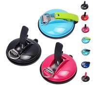 Genérico Clip Suction Cup Hanger, Multifunction Heavy Duty Vacuum Wreath Cup Hook, Strong Suction, No Drilling Required, for Kitchens, Bathrooms, Toilets,and Cars (3pcs-1)