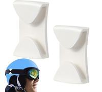 Genérico Clips para gafas de esquí,Clips para cinturón de gafas | Empuñadura para para de liberación rápida de 2 piezas,Hebillas de cinturón con rieles laterales Accesorios de esquí multifunc