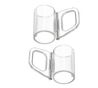 Genérico Clips para Persianas Enrollables Transparentes de Plástico 20Mm Abrazaderas de Elevación para Cortinas Juego de 2 Unidades Accesorios para Instalación en Hogar y Oficina