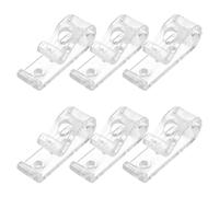 Genérico Clips Transparentes para Cortinas Enrollables Ganchos de Fijación Aplicables para Cadenas de Persianas Juego de 8 Piezas Accesorios Seguros para Cortinas Cordón Uso Infantil y