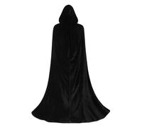 Genérico Cloak with Hood, Hooded Cape Costume, 59-Inch Vampire Wizard Cloak, Cosplay Outfit for Halloween Theater Cosplay performance Outdoor Festival Stage Performance Hunt Events