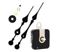 Genérico Clock - Silent Quartz Clock Movement | Clocck Mechanisms Battery Powered | Wall Cloock Repair Kit with Long Shaft, Sweep Movement, Hanging Hook, Hands Set & Accurate Timekeeping Replaceme