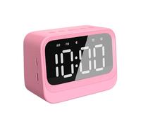 Genérico Clock Speaker, Wireless Smart Audio Alarms, Bedroom Clock with Audio, for Home, Bedroom, Office, Bedside, Living Room, Dormitory, Hotel, Digital