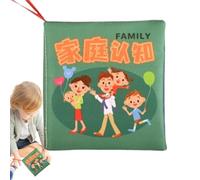 Genérico Cloth Books For - Colorful Soft Cloth Book Soft Book B́Abies Books | Easy-to-Grab Crinkle B́ooks for Pull, Chew, 9-Month-Olds, Enhances Observation and Memory Skills